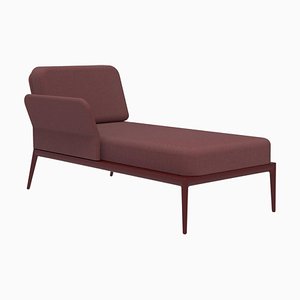 Cover Burgundy Right Chaise Lounge by Mowee