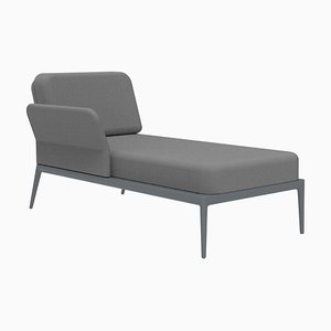 Chaise longue destra grigia di Mowee