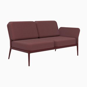 Housse de Canapé Modulable Double Gauche Bordeaux par Mowee