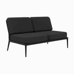 Cover Black Double Central Sofa by Mowee