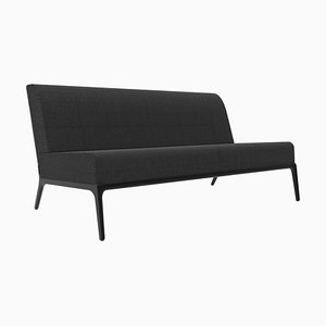 Xaloc Central 160 Black Sofa by Mowee