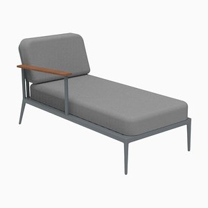 Nature Grey Right Chaise Lounge by Mowee