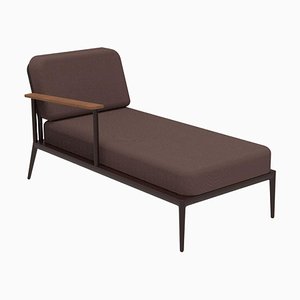 Nature Chocolate Right Chaise Lounge by Mowee
