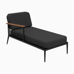 Nature Black Right Chaise Longue by Mowee