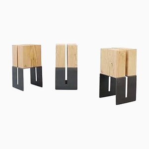 Sgabelli Simmis di La Cube, set di 3