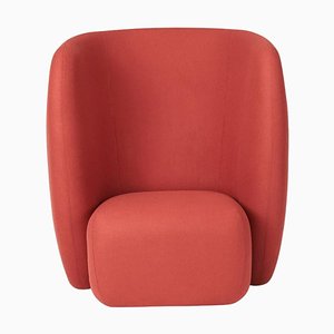 Haven Lounge Chair in Apple Red by Warm Nordic