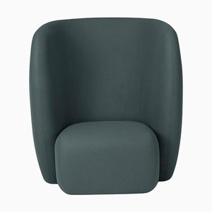 Haven Lounge Chair in Petrol by Warm Nordic