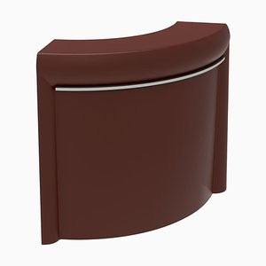 Curved Chocolate Lacquered Classe Bar by Mowee