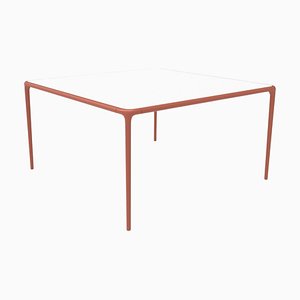 Xaloc Salmon Glass Top Table 140 by Mowee