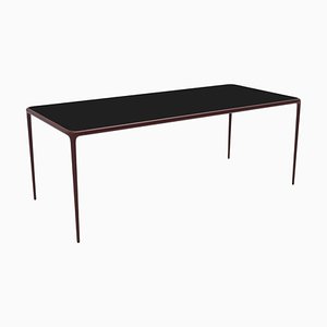 Xaloc Burgundy Glass Top Table 200 by Mowee