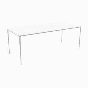 Xaloc White Glass Top Table 200 by Mowee