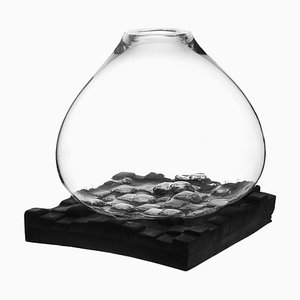 Drop Vase aus Glas von Alexey Drozhdin