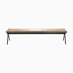 Medium Perlude Oak Bench by Caroline Voet