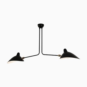 Lampada da soffitto 2 Still Arms di Serge Mouille