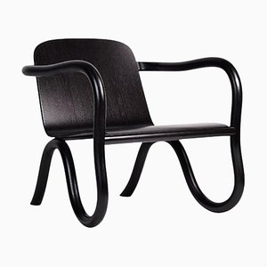 Black Kolho Natural Lounge Chair by Made by Choice