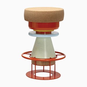 Tabouret Tembo Moyen Coloré par Note Design Studio