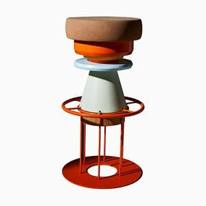 High Colorful Tembo Stool by Note Design Studio