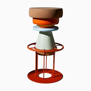 Hoher bunter Tembo Hocker von Note Design Studio