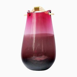 Pink and Brown Heiki Vase by Pia Wüstenberg