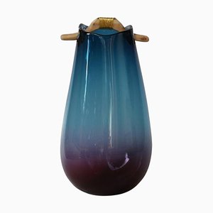 Blau & Lila Heiki Vase von Pia Wüstenberg