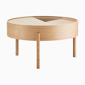 Oiled Oak Arc Coffee Table 66 by Ditte Vad and Julie Bertrup