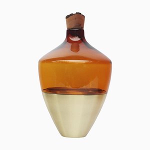 Grand Vase India Amber II par Pia Wüstenberg