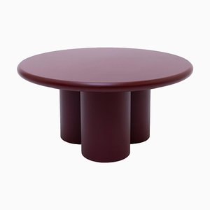 Tavolino da caffè Object 059 in MDF rosso 80 di NG Design