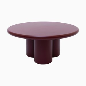 Tavolino da caffè Object 059 in MDF rosso 90 di NG Design