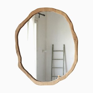 Miroir Ondulation Moyen Verni Clair par Alice Lahana Studio