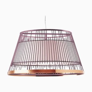 Lilac Up I Suspension Lamp with Copper Ring by Dooq