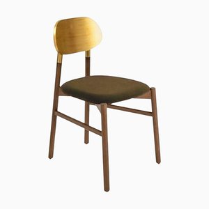 Bokken Upholsted Chair in Canaletto and Gold by Colé Italia