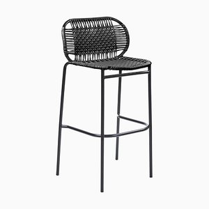 Black Cielo Bar Stool by Sebastian Herkner