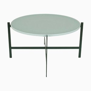Large Celadon Green Porcelain Deck Table by OxDenmarq