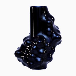 Vase Bumps 2.0 Bleu Cobalt par Arkadiusz Szwed