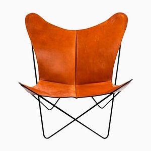 Hazelnut and Black Trifolium Chair by OxDenmarq