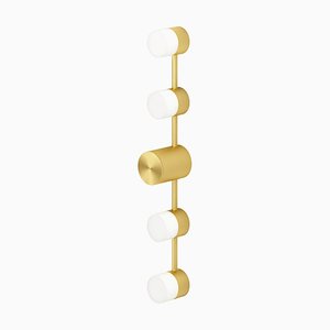Ip Backstage L4 Satin Brass Wall Light by Emilie Cathelineau