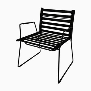 Black Strap Lounge Chair by OxDenmarq