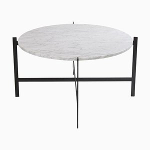 Grande Table de Terrasse en Marbre de Carrare Blanc par OxDenmarq