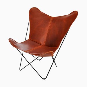 Cognac Papillon Chair by OxDenmarq