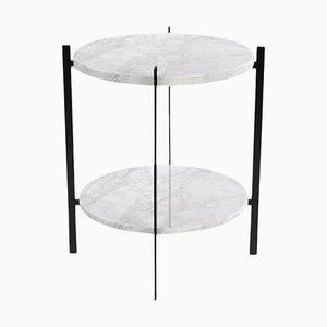White Carrara Marble Deck Table by OxDenmarq