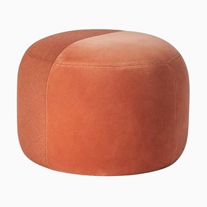 Pouf Dainty Orange Brûlé Rusty Rose par Warm Nordic