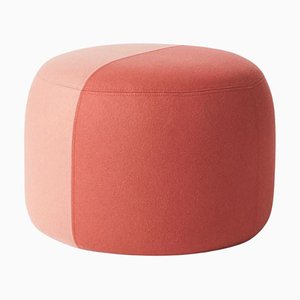 Dainty Pouf Blush in Coral by Warm Nordic