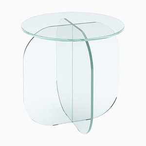 Table d'Appoint Nor en Verre Transparent par Sebastian Scherer