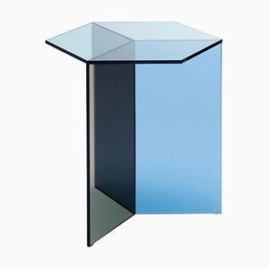 Grande Table Basse Isom en Verre Transparent par Sebastian Scherer