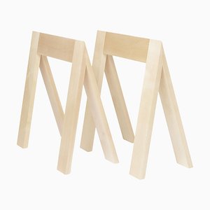 Set of Bock Birch Trestles by Storängen Design