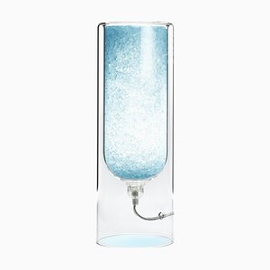 Lampada da tavolo Rocklumìna XXS azzurra di Coki Barbieri