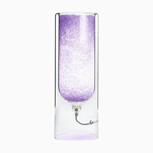 Lámpara de mesa Rocklumìna XXS en violeta de Coki Barbieri