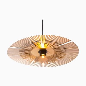 Lampadario Lafayette in ottone di Radar