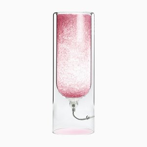 Lámpara de mesa Rocklumìna XXS en rosa de Coki Barbieri
