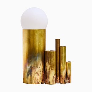 Amalgam II Brass Table Lamp by Pia Chevalier